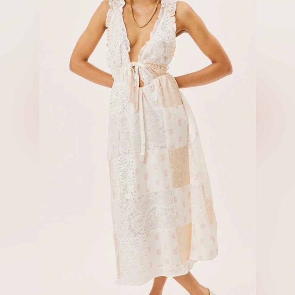 For Love and Lemons Sonia Midi Dress ISO